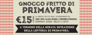 Evento Lotteria di primavera e gnocco fritto